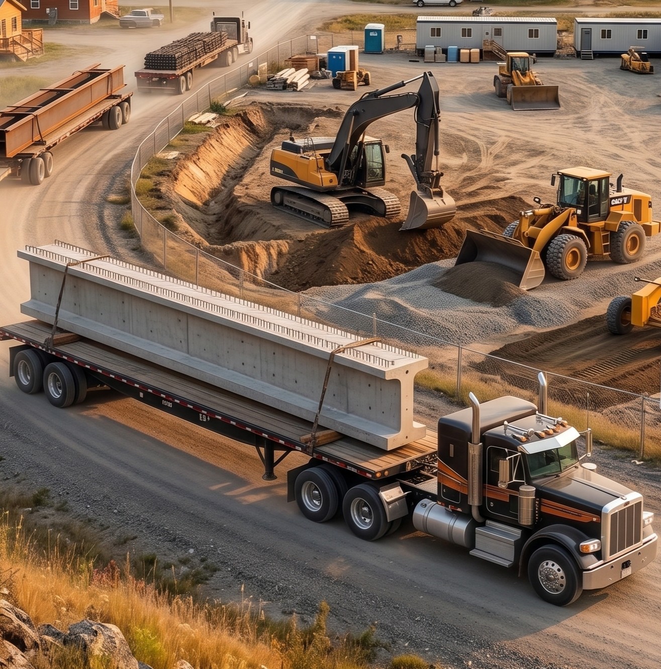 Construction Materials Hauling