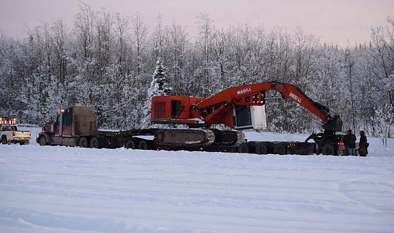 truck and feller buncer 2