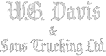 W.G. Davis Trucking Logo