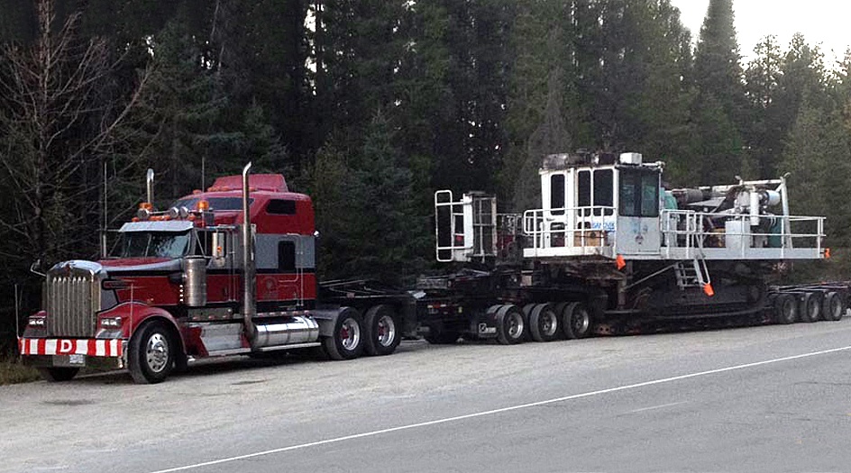 Truck and Crane